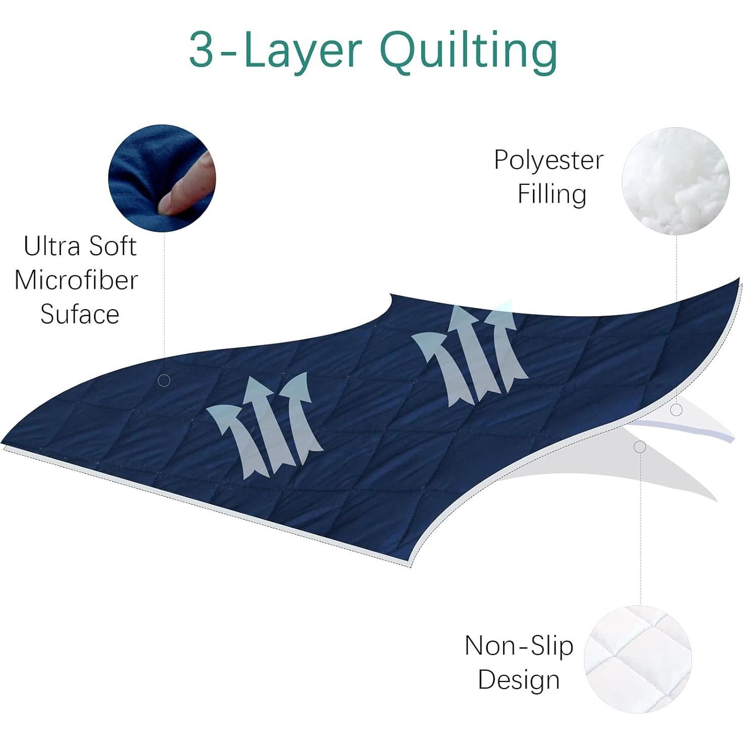 Sábanas de Cama de Viaje Biloban - Paquete de 2 Microfibra