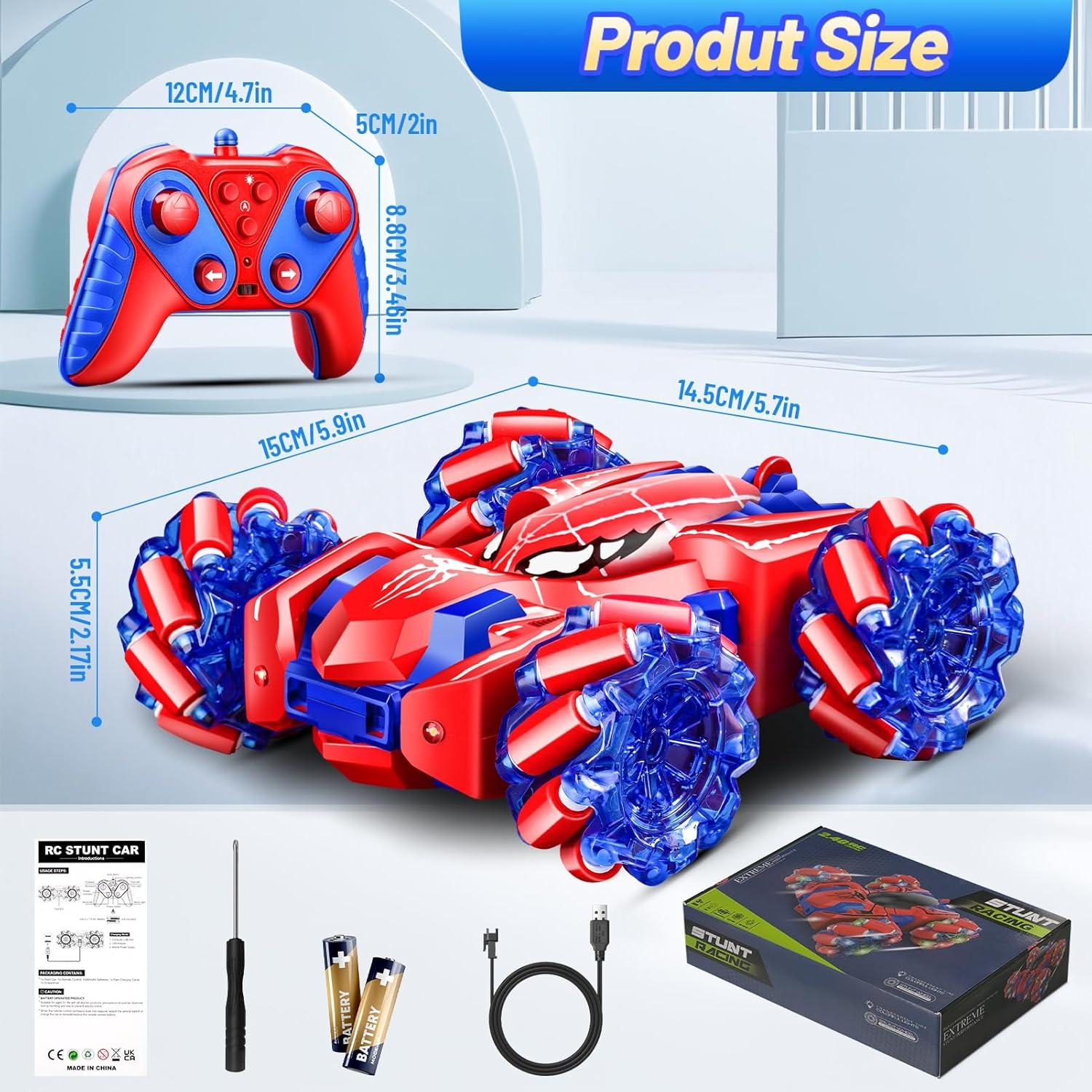 Coche RC Araña Doble Cara 360° Shantoushihuideleke 4WD