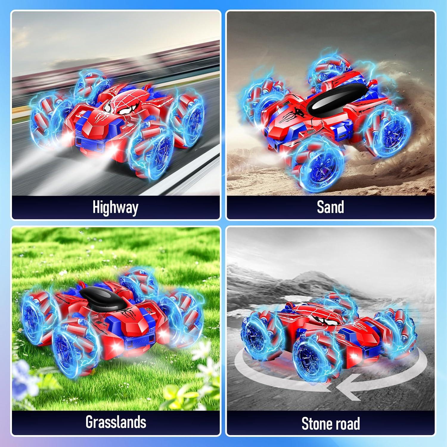 Coche RC Araña Doble Cara 360° Shantoushihuideleke 4WD