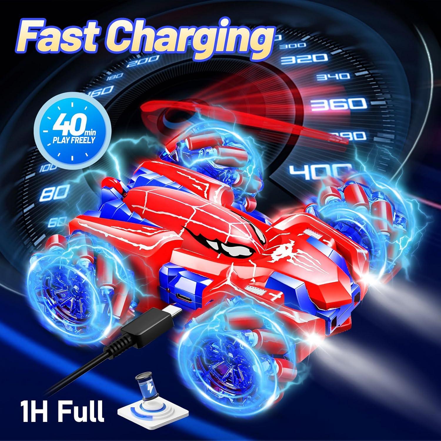 Coche RC Araña Doble Cara 360° Shantoushihuideleke 4WD