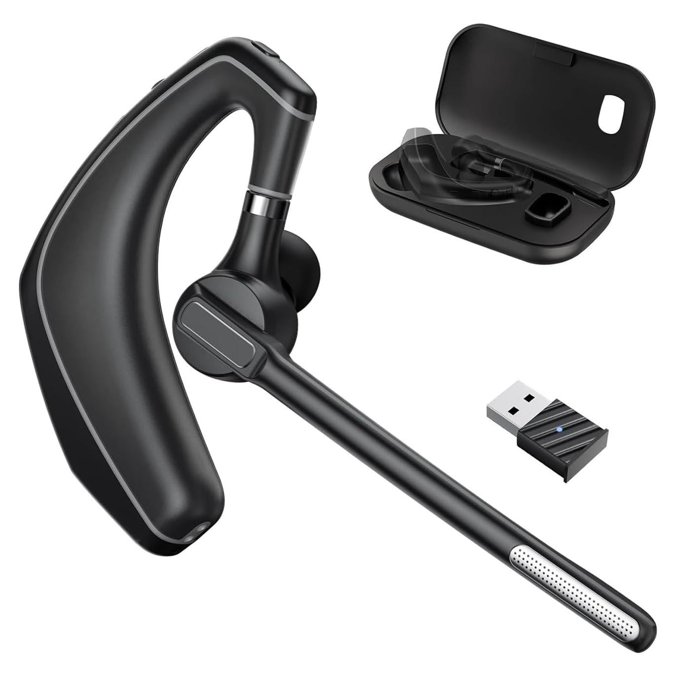 Auricular Bluetooth Inalámbrico Herloreen A6 con Micrófono y Cancelación de Ruido