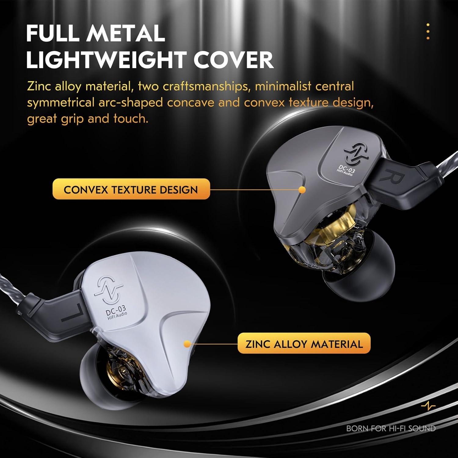 Auriculares CCZ DC03 Tipo C con Micrófono y Cancelación de Ruido