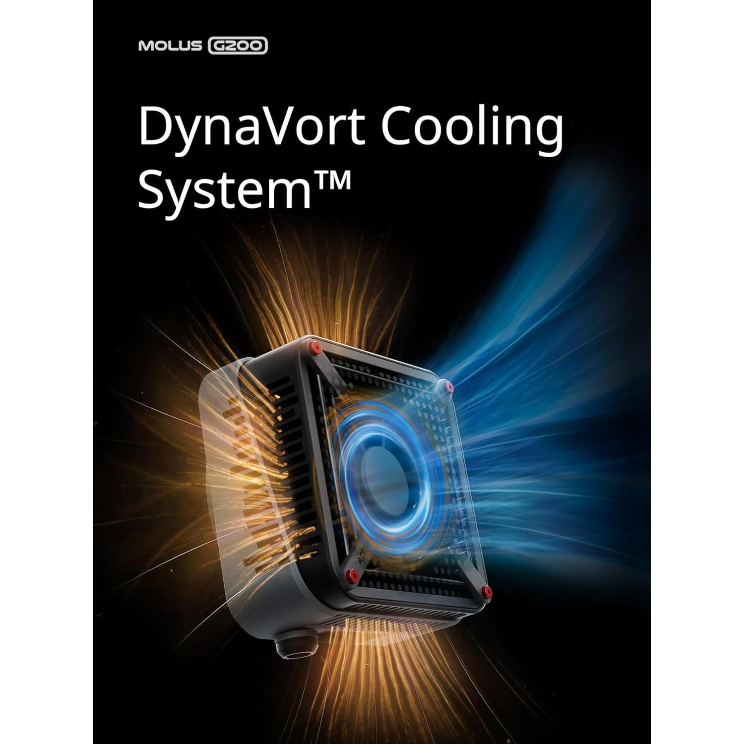 ZHIYUN Molus G200 Luz de Video 200W LED Bi-Color 2700-6500K