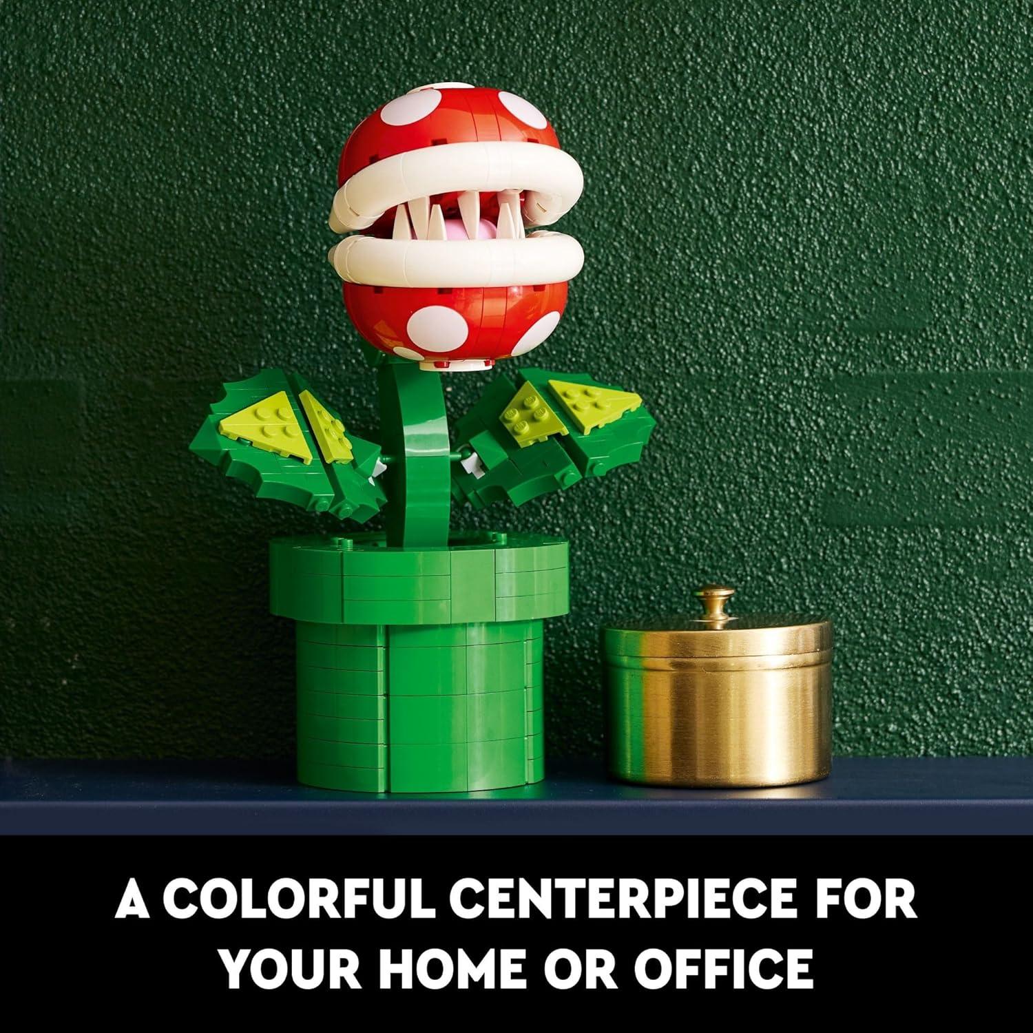 LEGO Super Mario Planta Piraña 71426, Figura Posable Verde