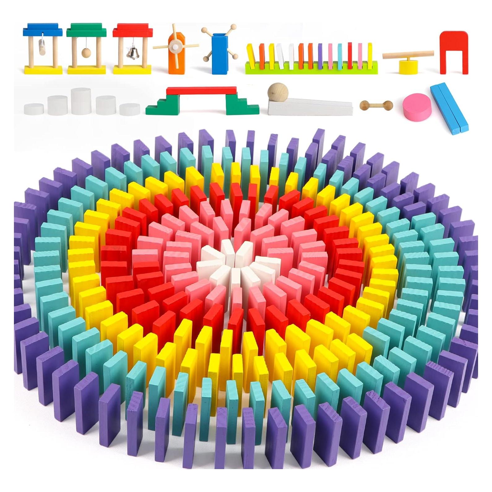 Juego de Dominó Wondertoys 600 Piezas Madera Educativo