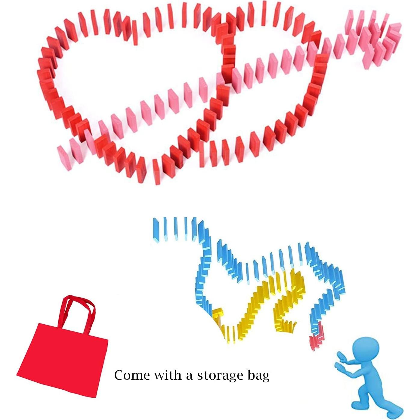 Juego de Dominó Wondertoys 600 Piezas Madera Educativo