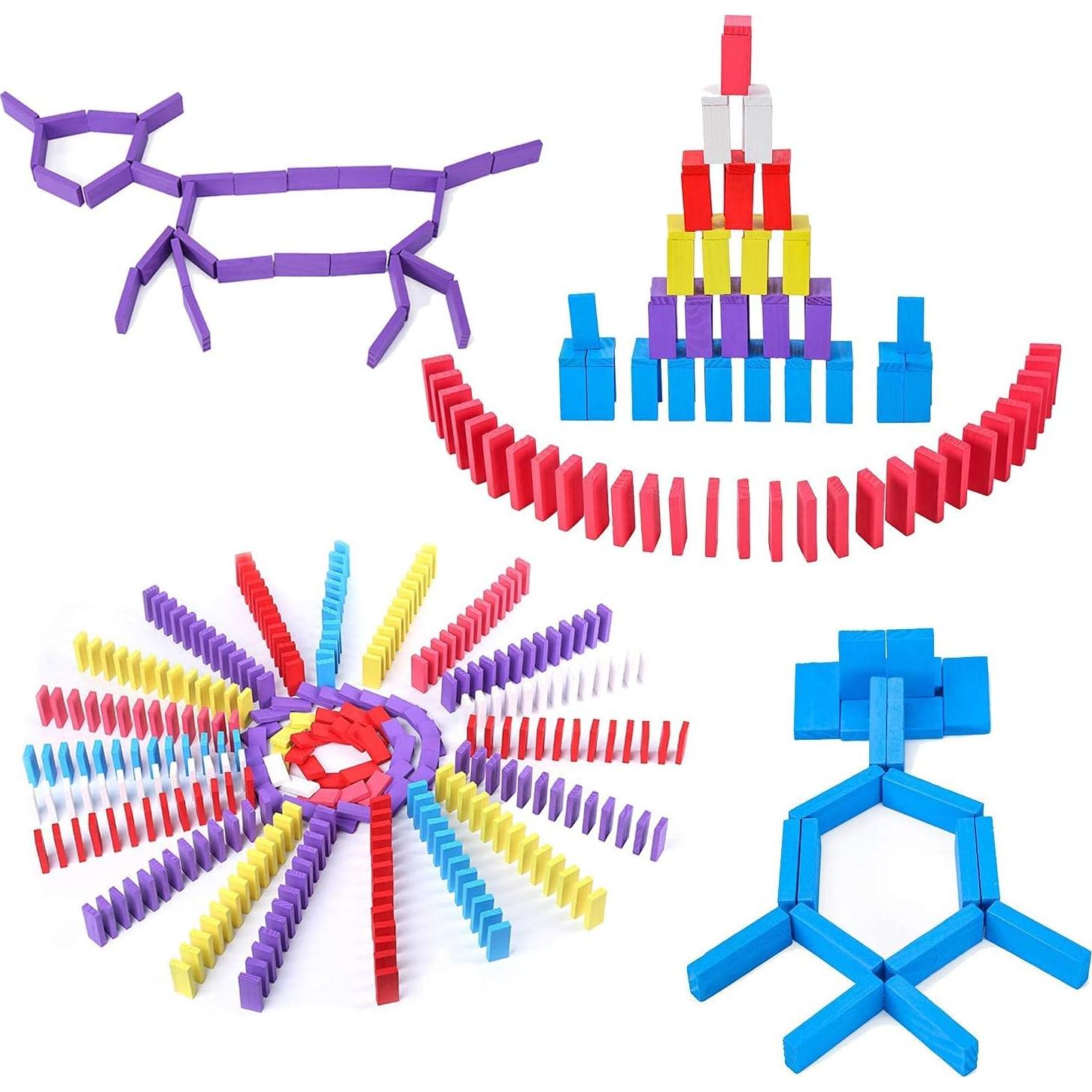 Juego de Dominó Wondertoys 600 Piezas Madera Educativo