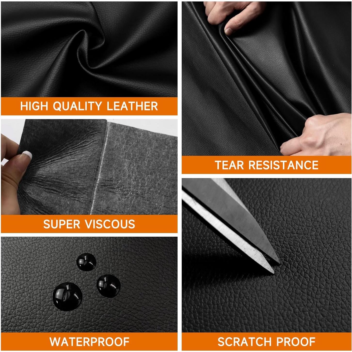 Cinta de Reparación de Cuero Zibropus 9.9x150 cm Autoadhesiva