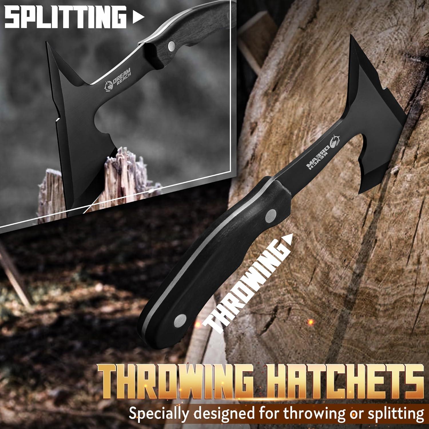 Juego de Hachas de Lanzamiento Dream Reach - Acero Inoxidable 3CR13