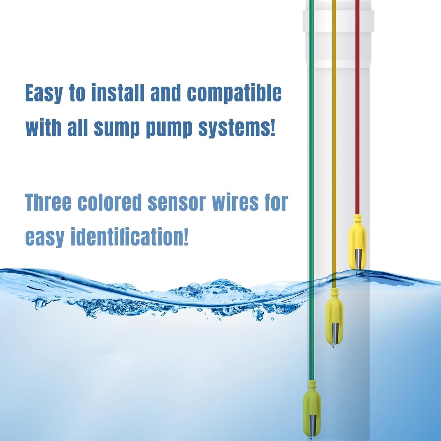 Sensor de Nivel de Agua Brezoo 4.88 m - Monitoreo Preciso