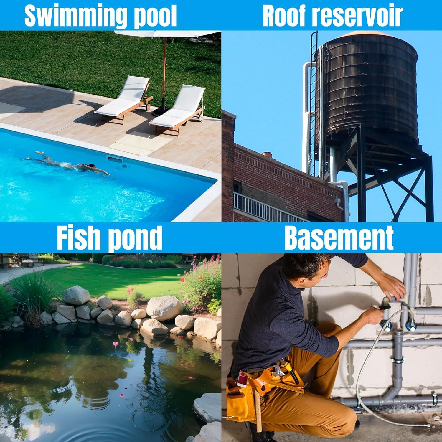 Sensor de Nivel de Agua Brezoo 4.88 m - Monitoreo Preciso