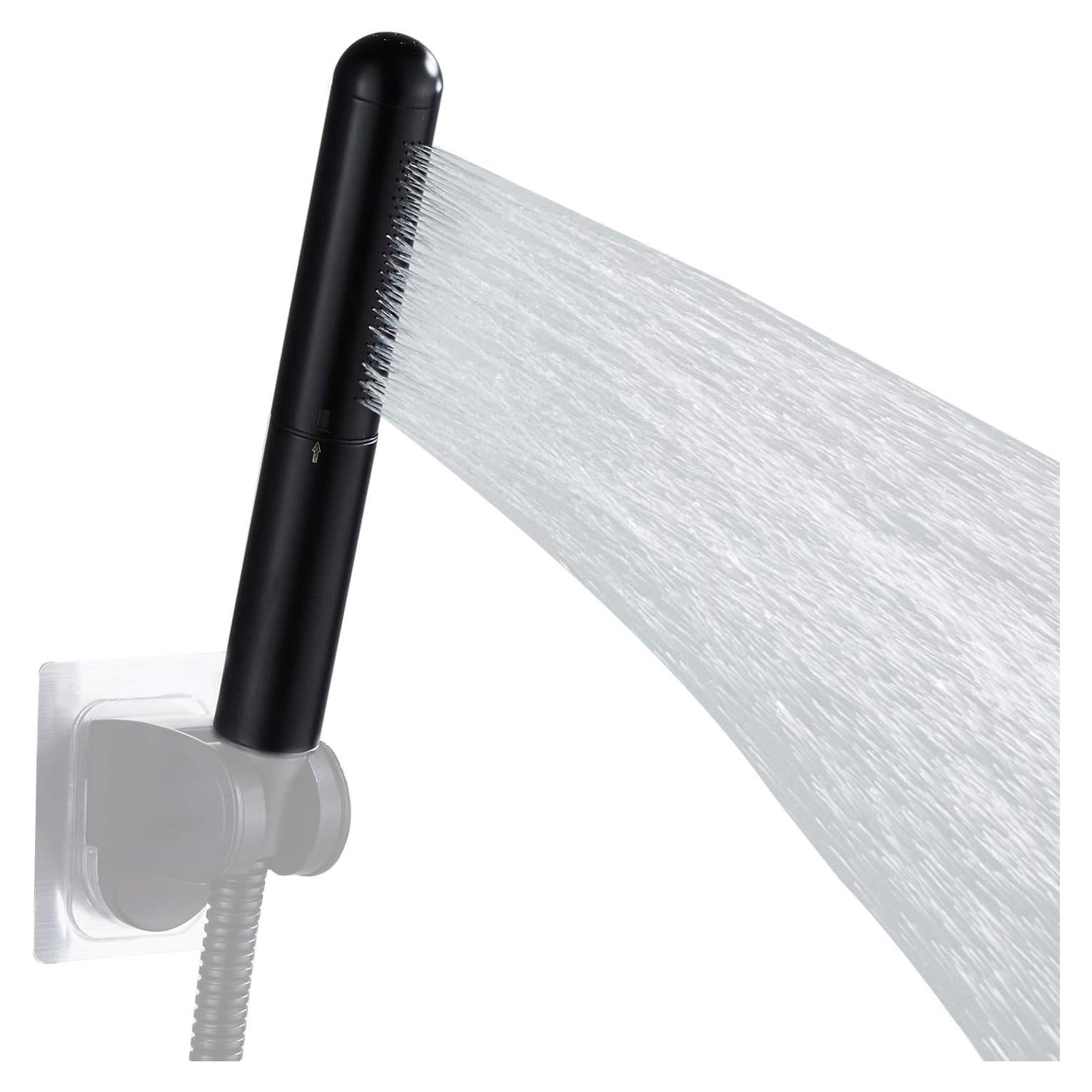 Cabezal de Ducha de Mano AAdct de Cobre Sólido Negro Mate