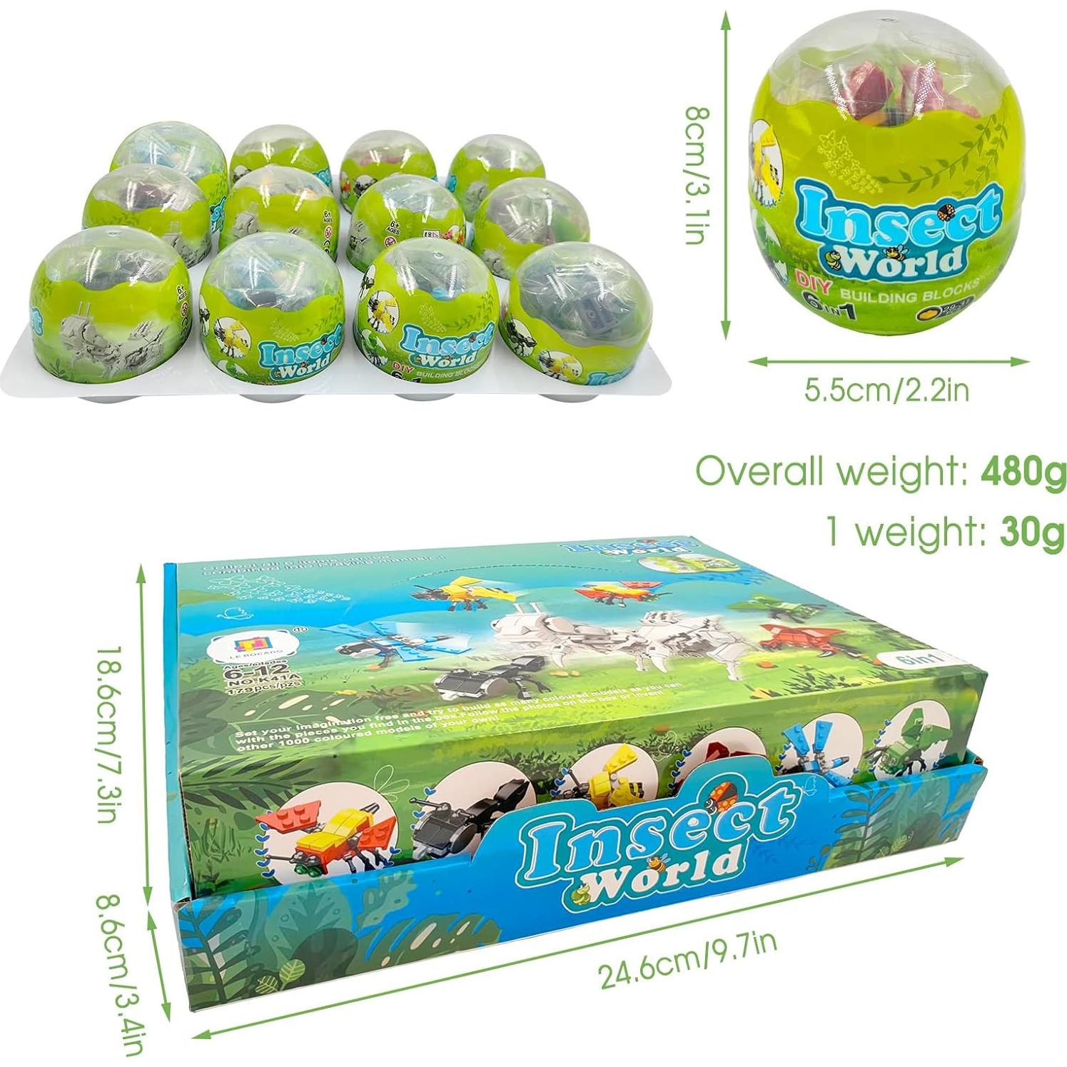 Juego de Bloques de Construcción Insectos 6 en 1 LEBOCADO