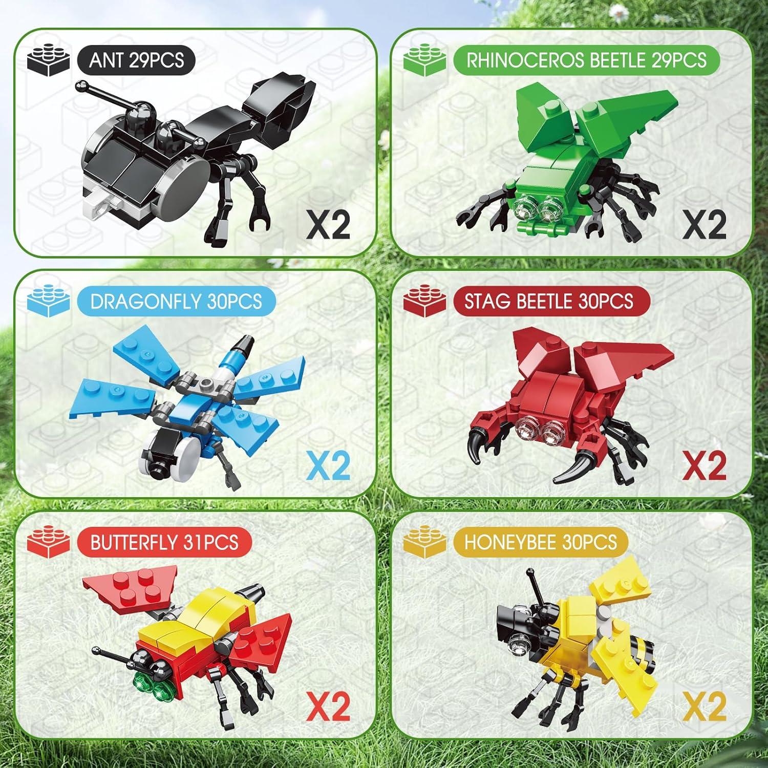 Juego de Bloques de Construcción Insectos 6 en 1 LEBOCADO