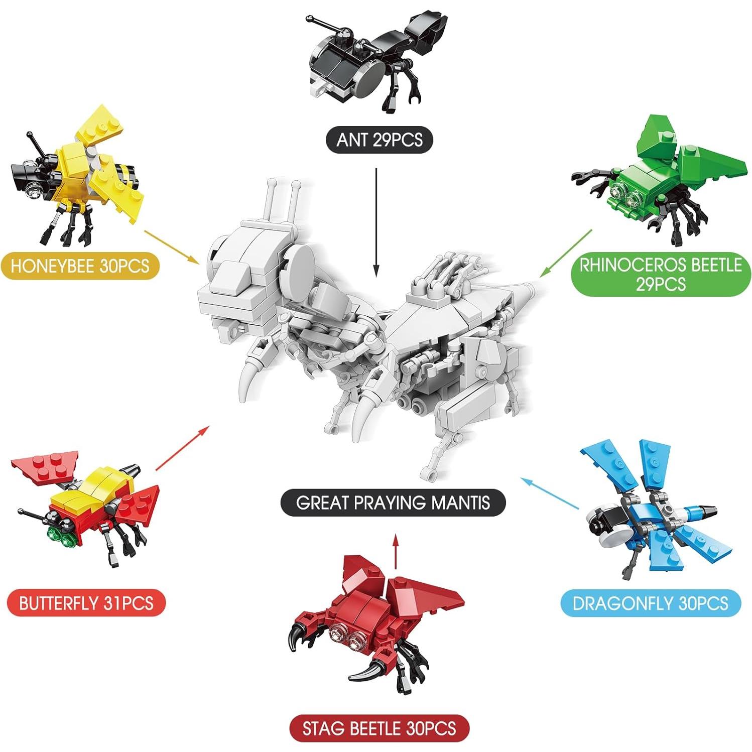 Juego de Bloques de Construcción Insectos 6 en 1 LEBOCADO