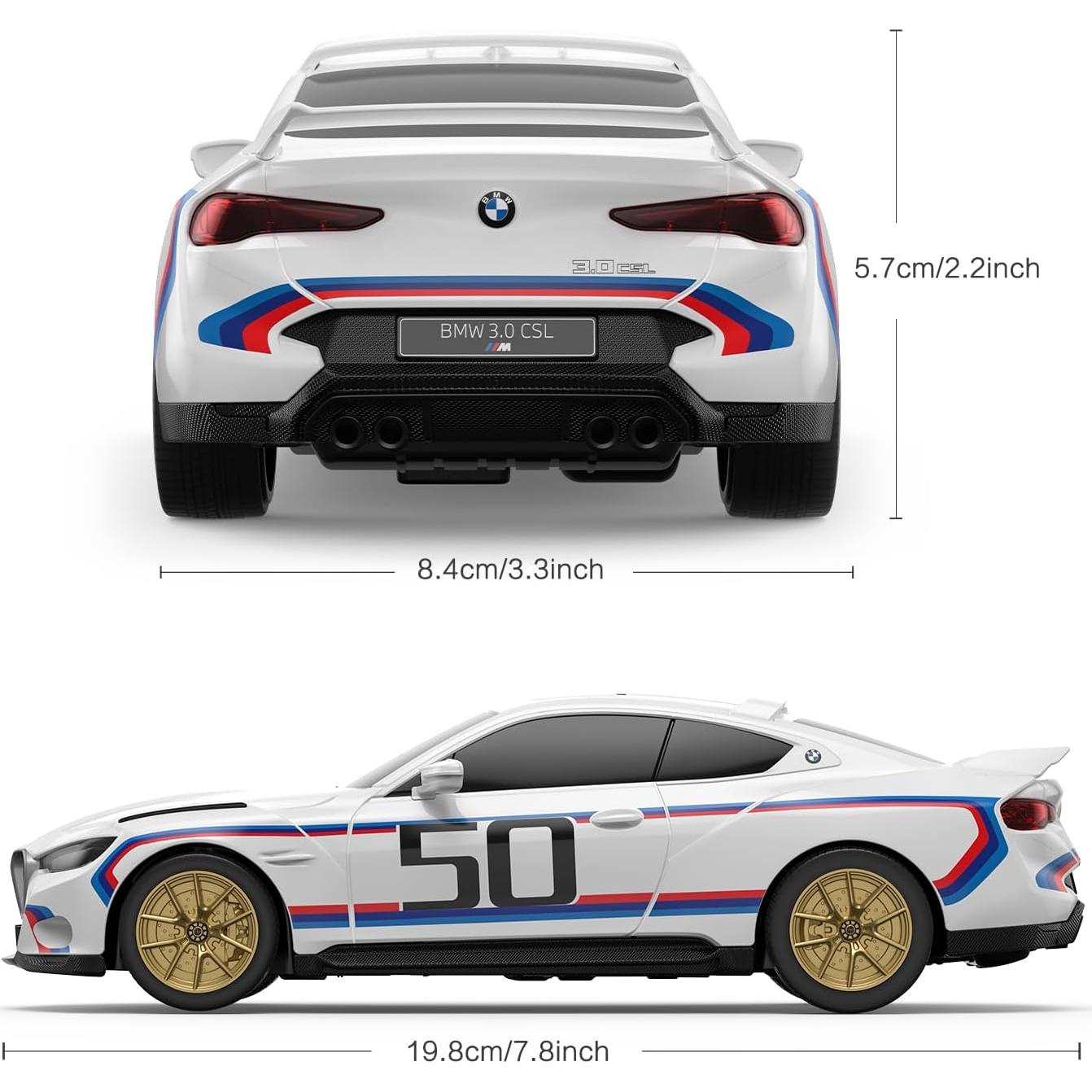 Coche RC Rastar BMW 3.0 CSL 1:24 Control Remoto