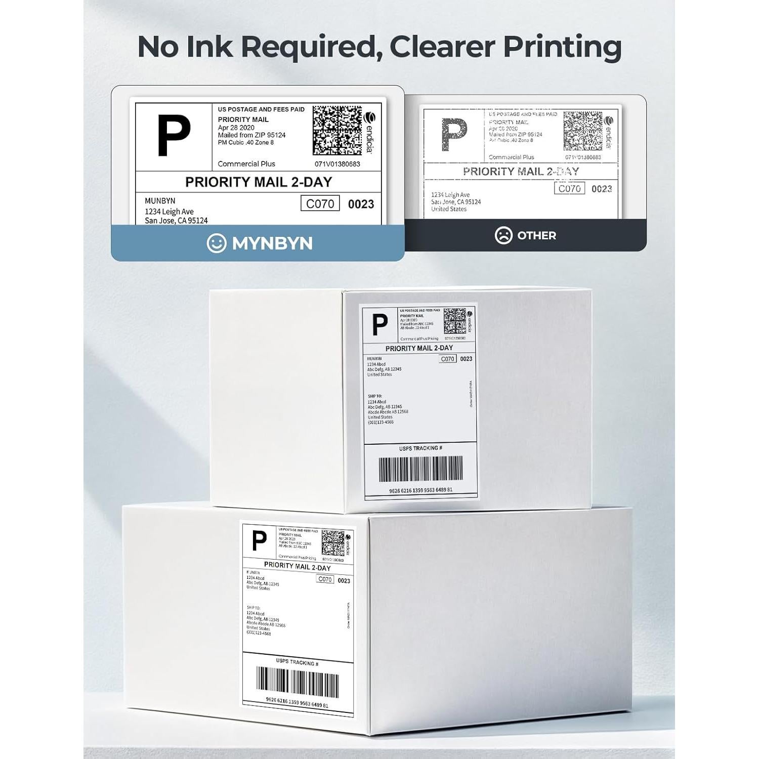 Impresora de Etiquetas Térmicas Bluetooth MUNBYN 4x6, 1.37kg