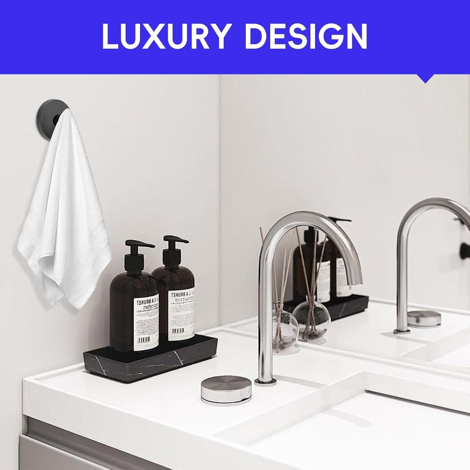 Ganchos de Ventosa HRMNUS para Ducha y Baño - 2 Piezas