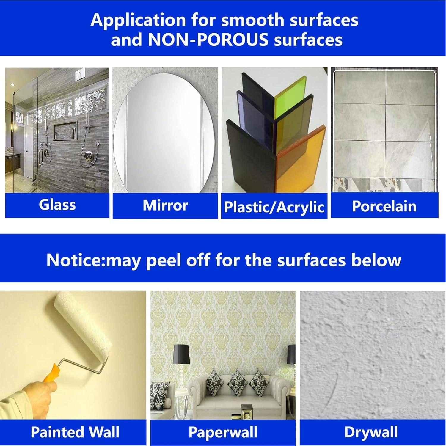 Ganchos de Ventosa HRMNUS para Ducha y Baño - 2 Piezas