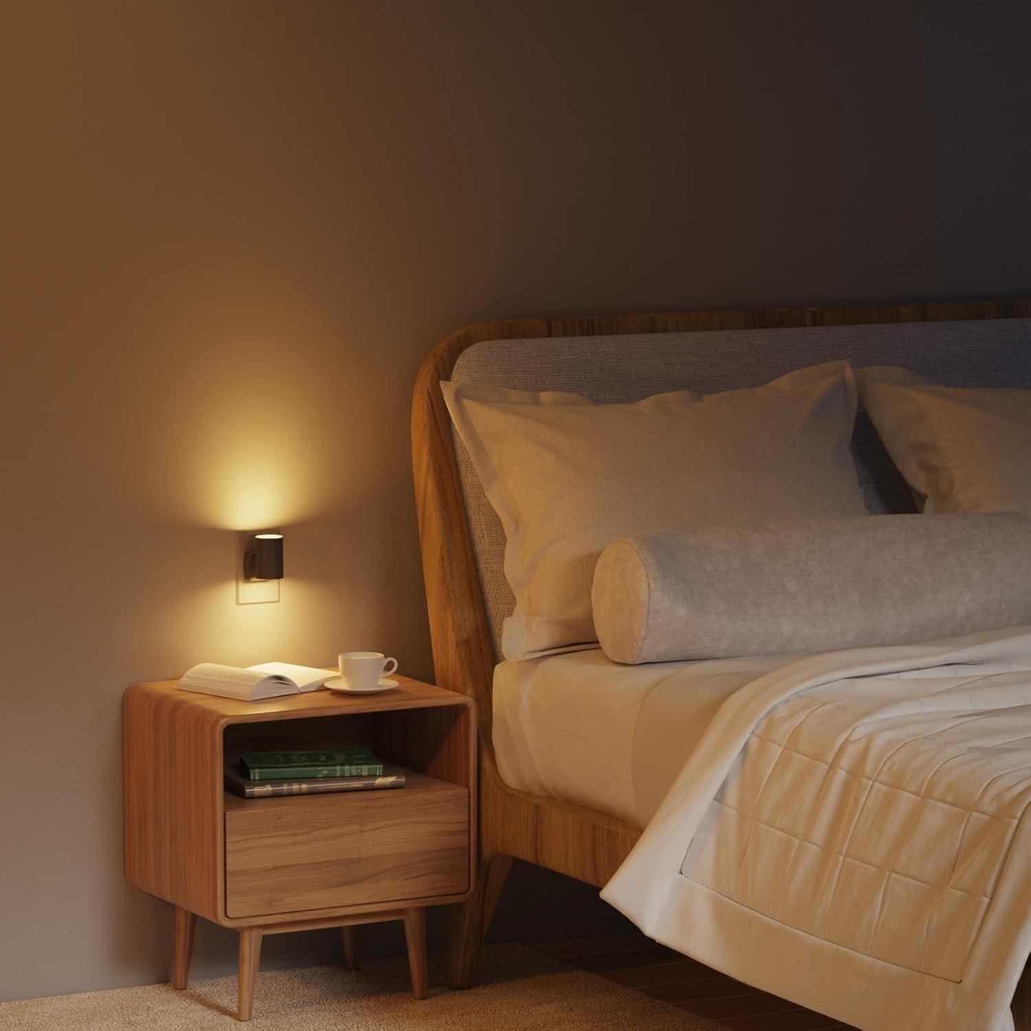 Luces Nocturnas LED NOVELUX 2700K con Sensor Dusk to Dawn