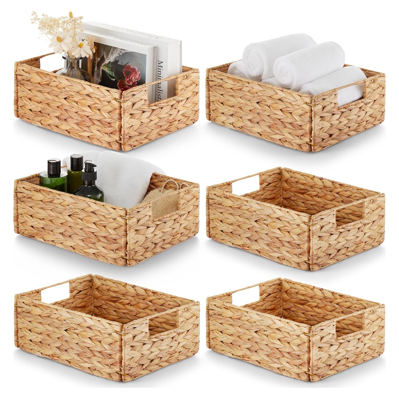 Cestas de Almacenamiento Rectangulares BLUEWEST - Juego de 6