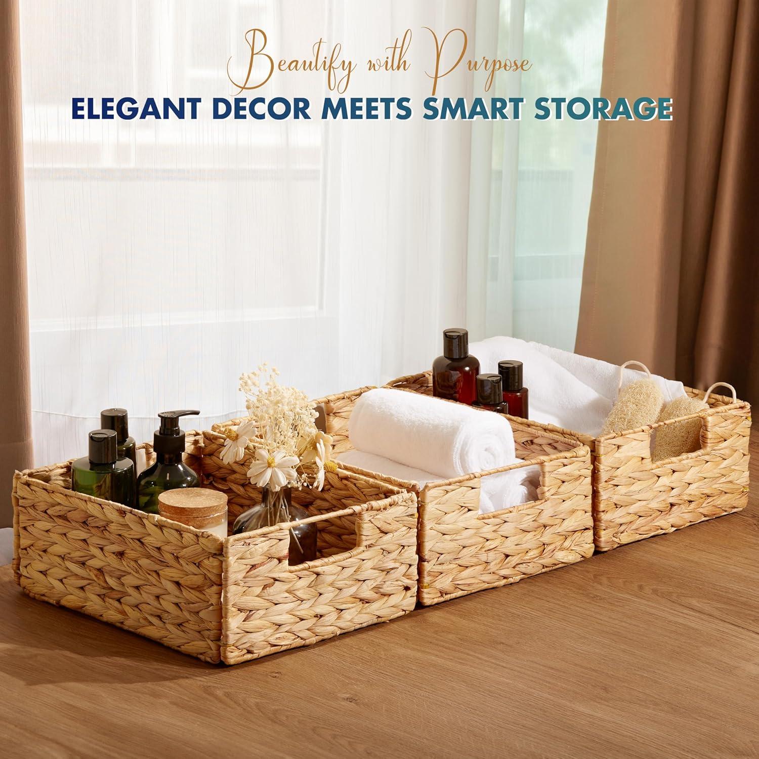 Cestas de Almacenamiento Rectangulares BLUEWEST - Juego de 6