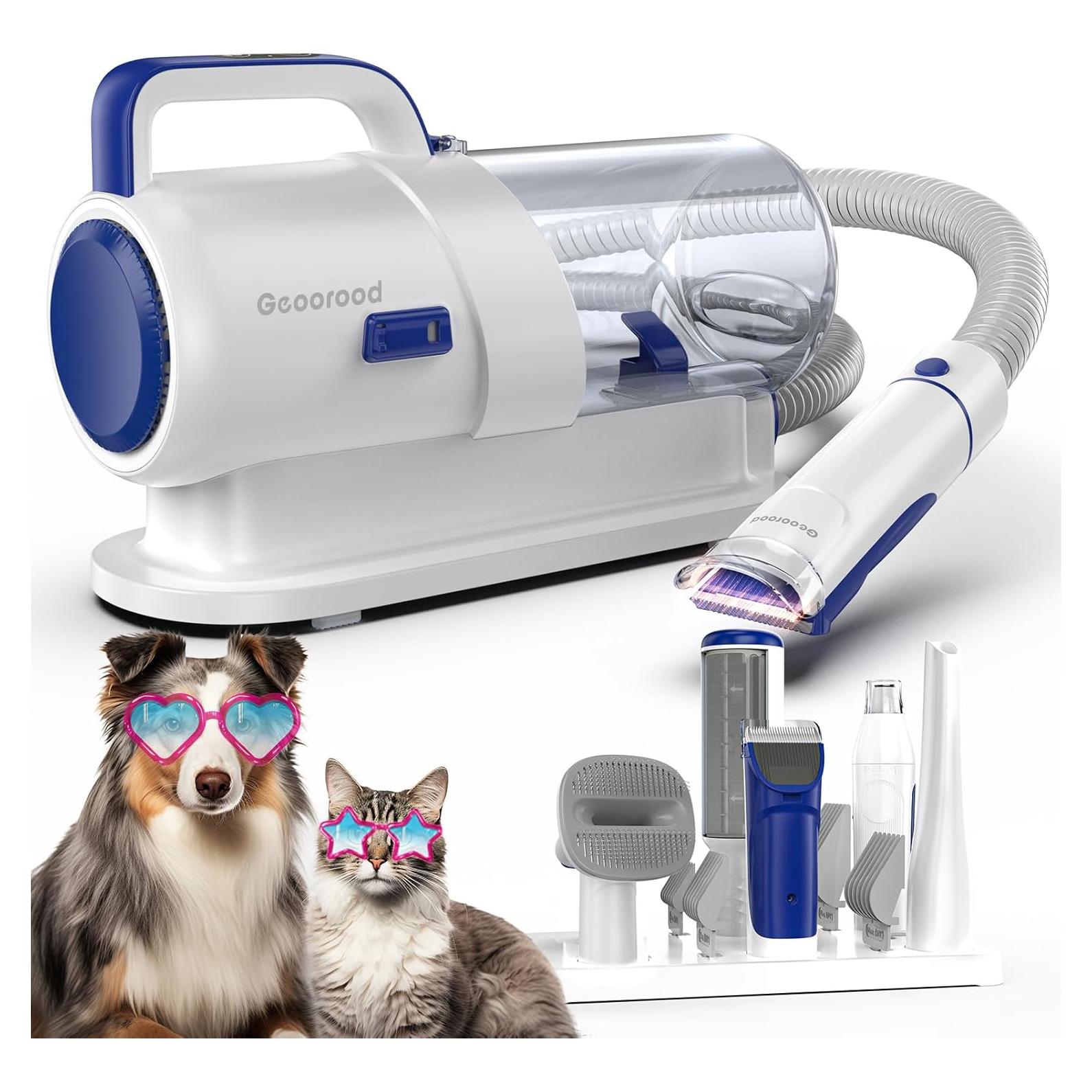 Kit de Aspiradora Acicalamiento Mascotas Geoorood G3-B 5 en 1