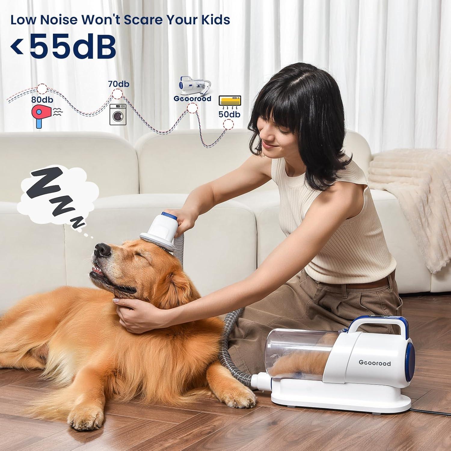 Kit de Aspiradora Acicalamiento Mascotas Geoorood G3-B 5 en 1