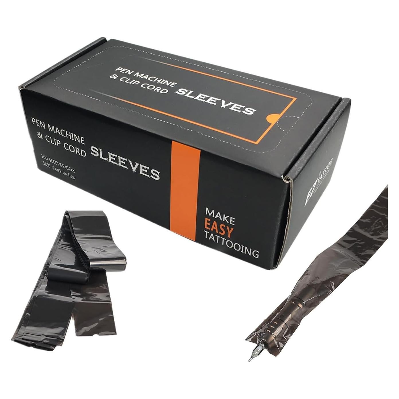 Cubiertas de Clip para Máquina de Tattoo EZ - 100 Pcs Negras