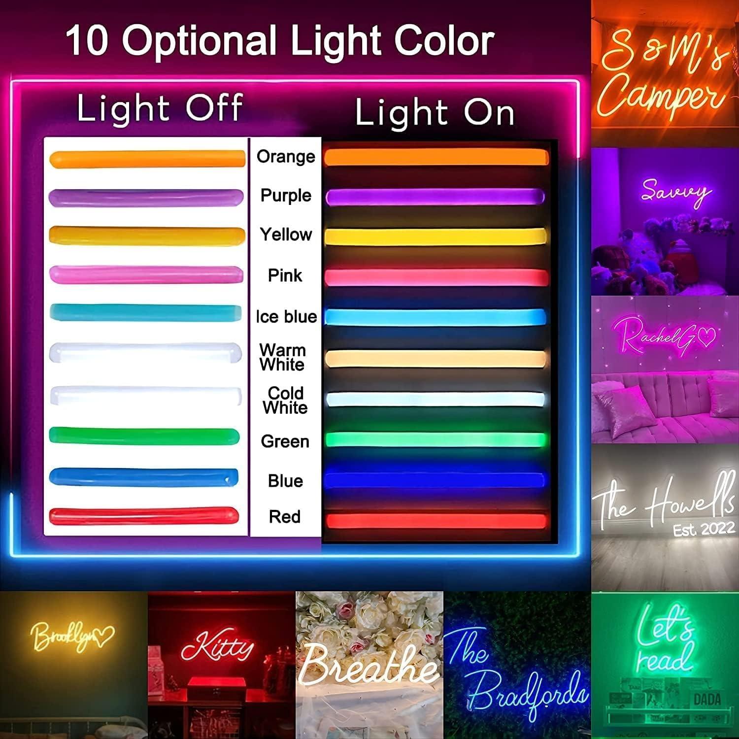 Cartel de Neón Personalizado KAEGORT 18-50" LED Decoración