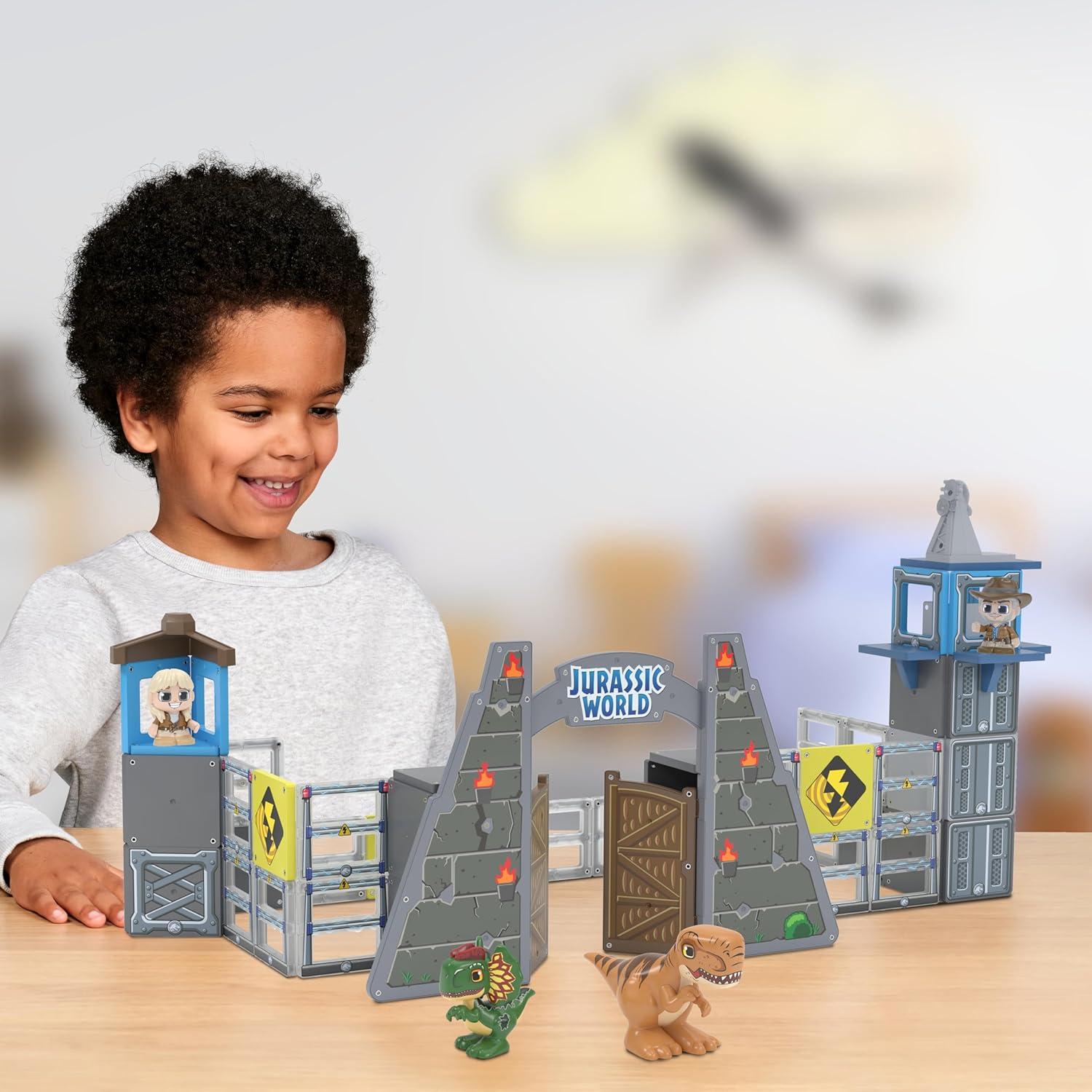 Juego de Azulejos Magnéticos Tile Town Jurásico 70 Piezas