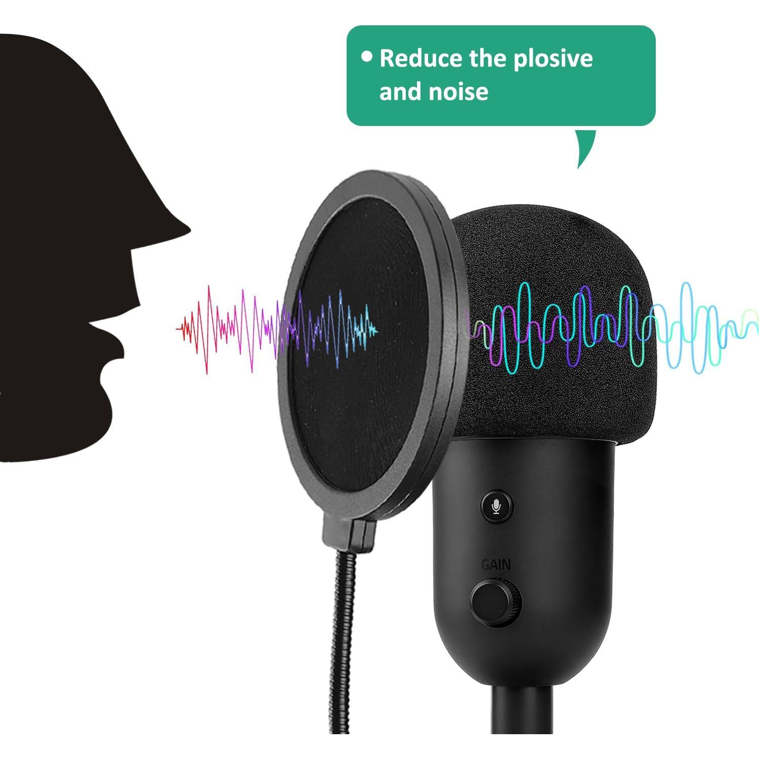 Filtro Pop y Pantalla de Espuma Razer Seiren V2 X - Profesional