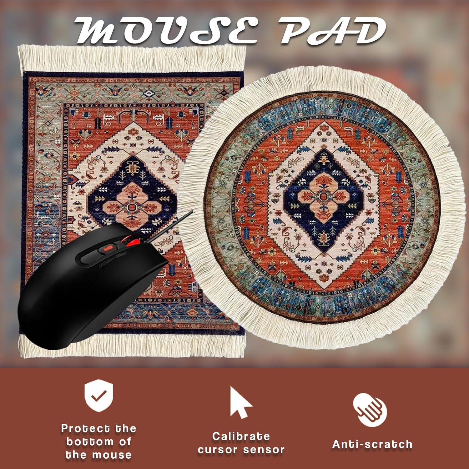 Juego de 2 alfombrillas de ratón antideslizantes famassiser