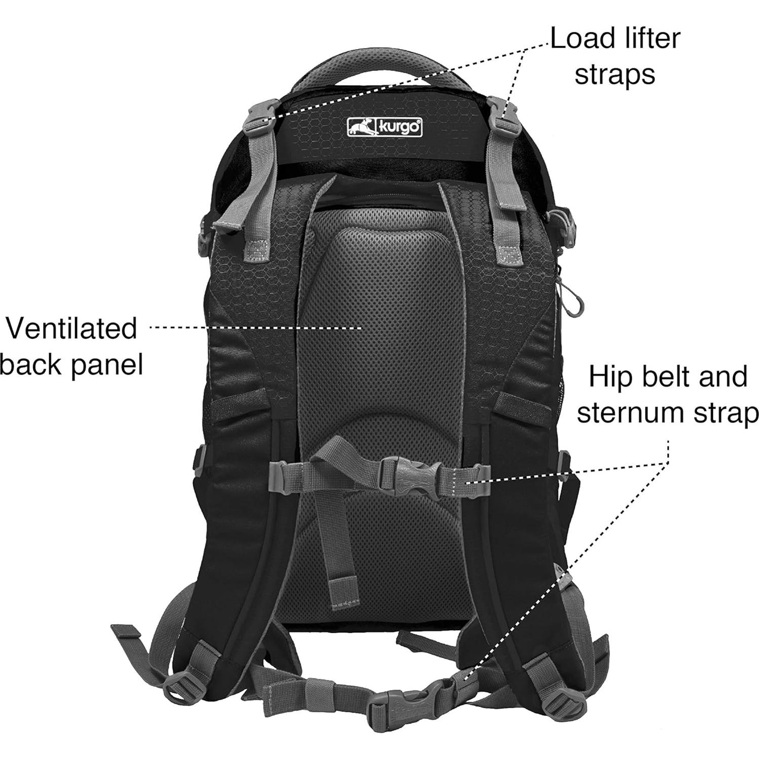 Mochila Transportadora Kurgo G-Train para Perros Pequeños - Impermeable