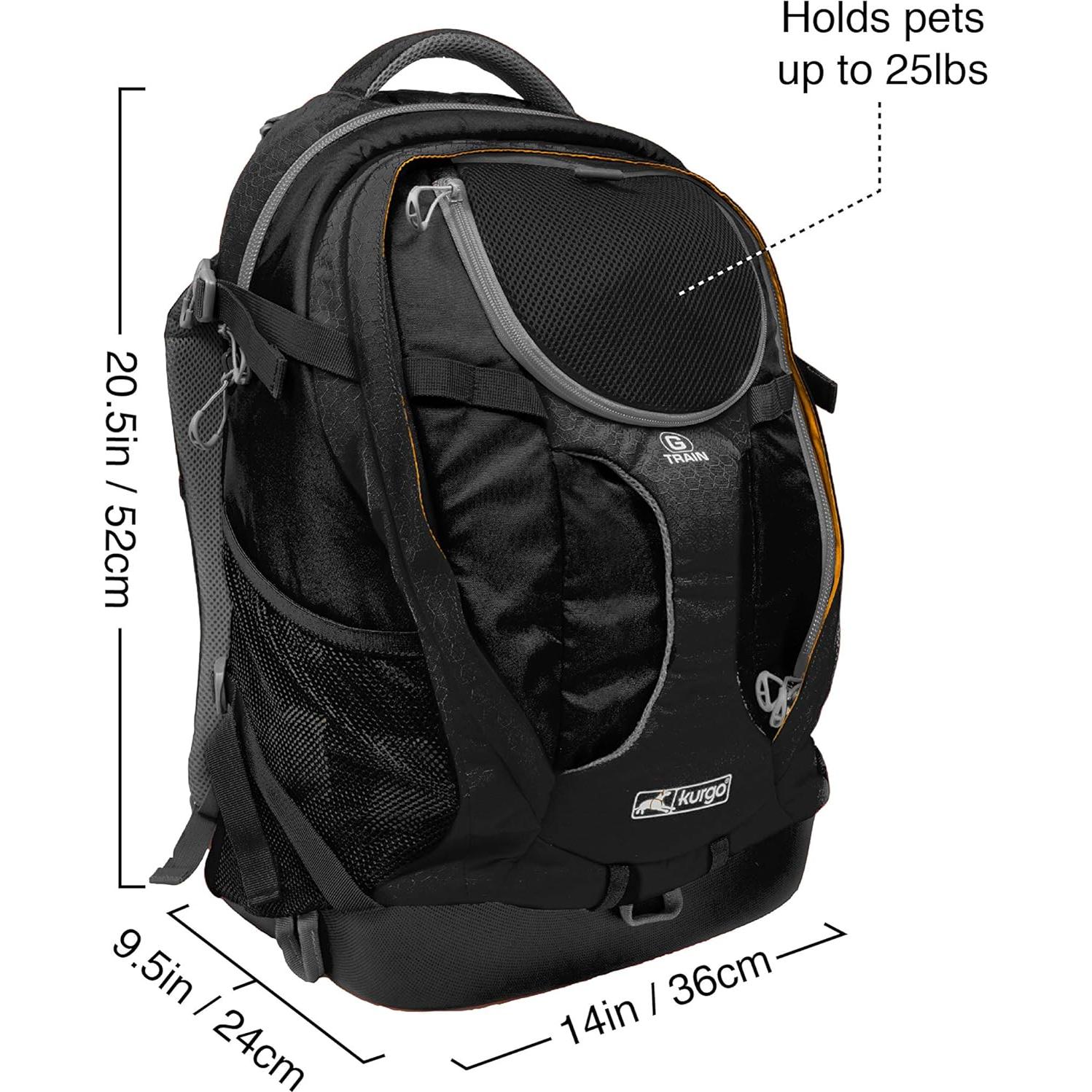 Mochila Transportadora Kurgo G-Train para Perros Pequeños - Impermeable