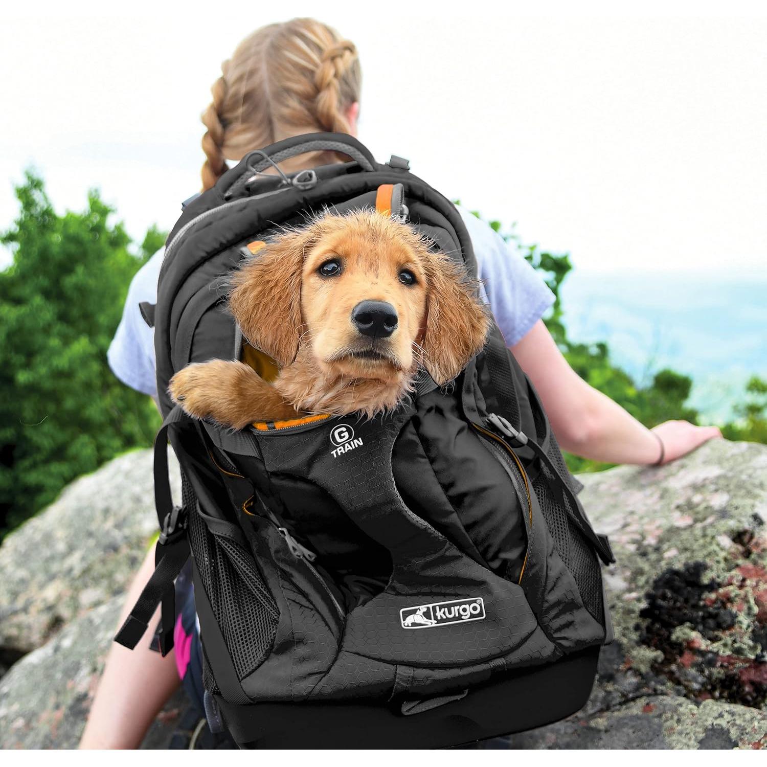 Mochila Transportadora Kurgo G-Train para Perros Pequeños - Impermeable