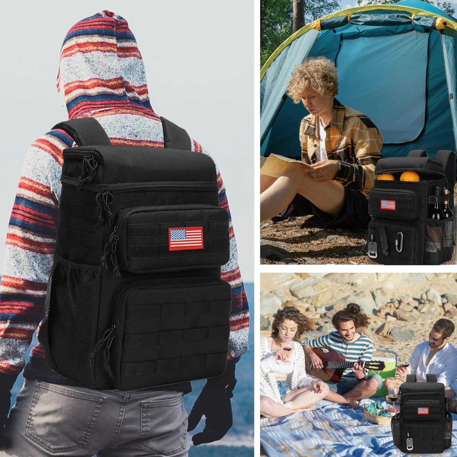 Mochila Táctica Enfriadora ATRIPACK 25L Impermeable Negra