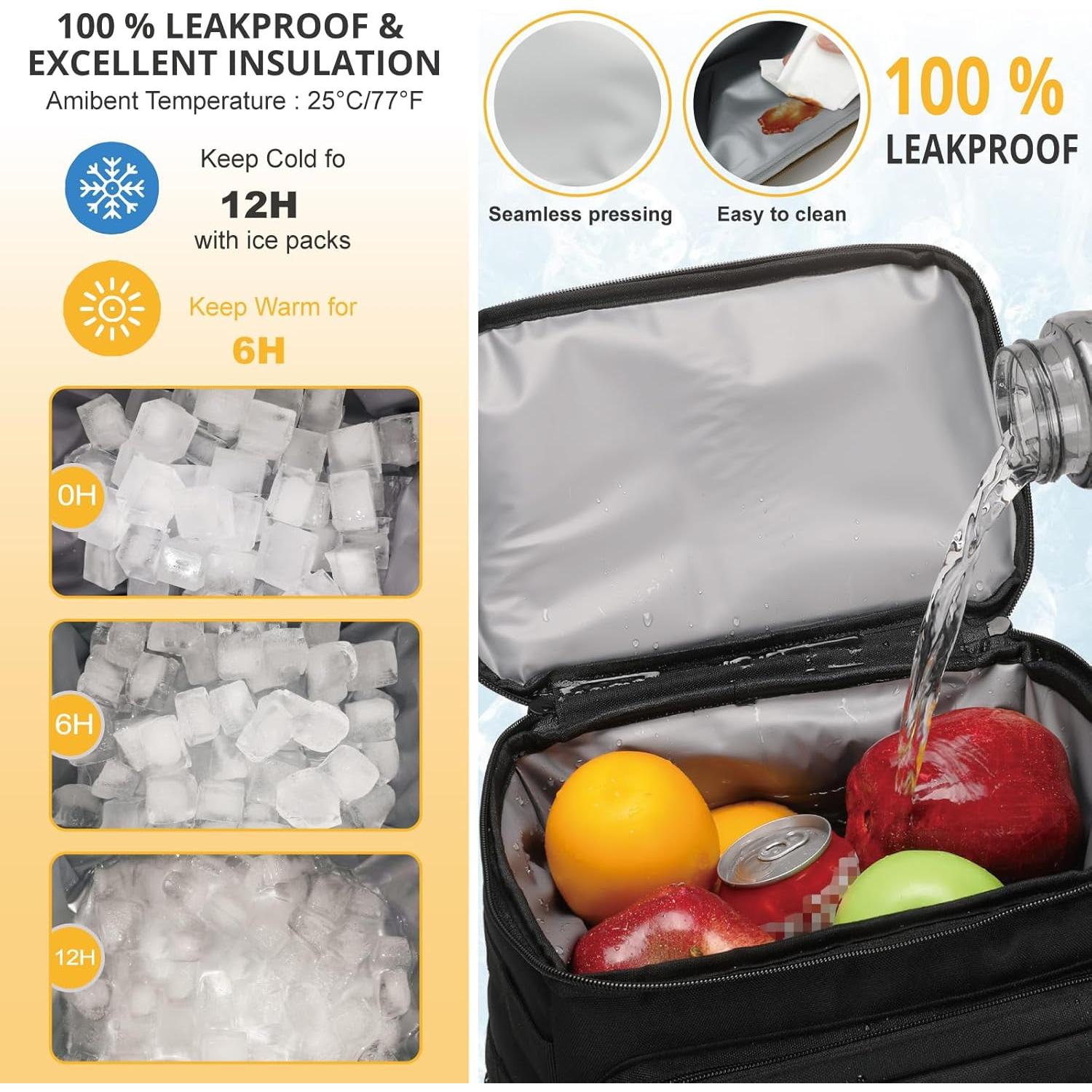 Mochila Táctica Enfriadora ATRIPACK 25L Impermeable Negra