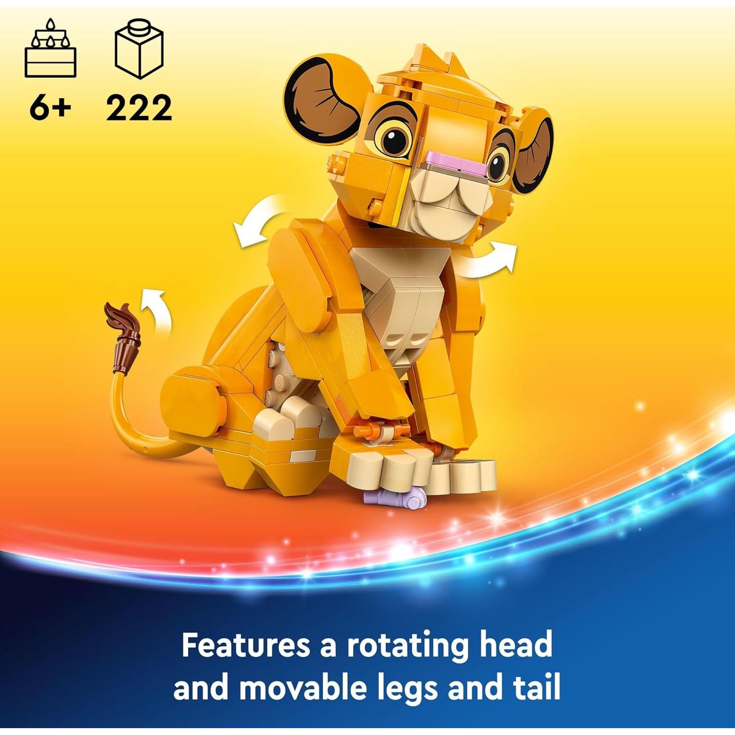 LEGO Disney Simba Cachorro 30 Aniversario 222 Piezas