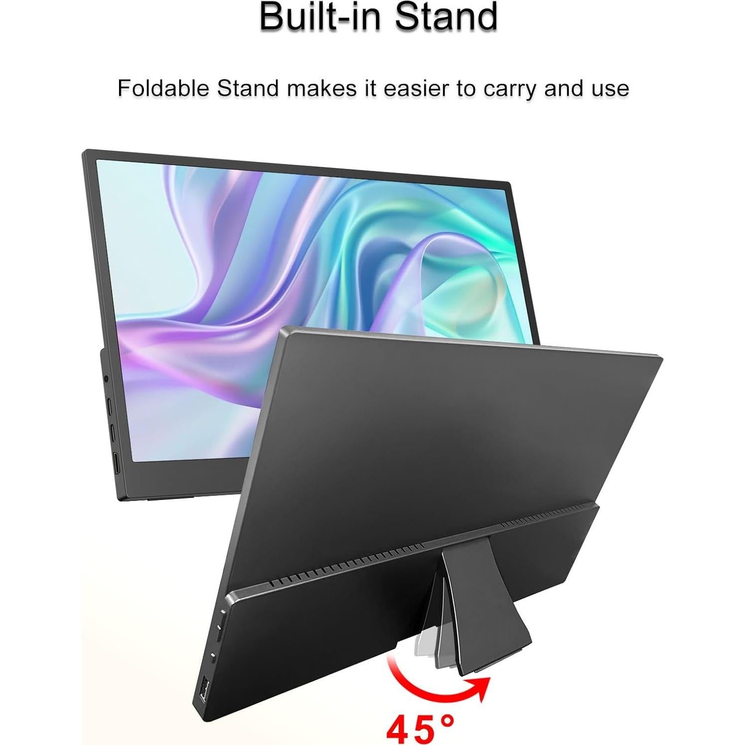 Monitor Portátil 14.1" Táctil Full HD Topmonitor 1920x1080