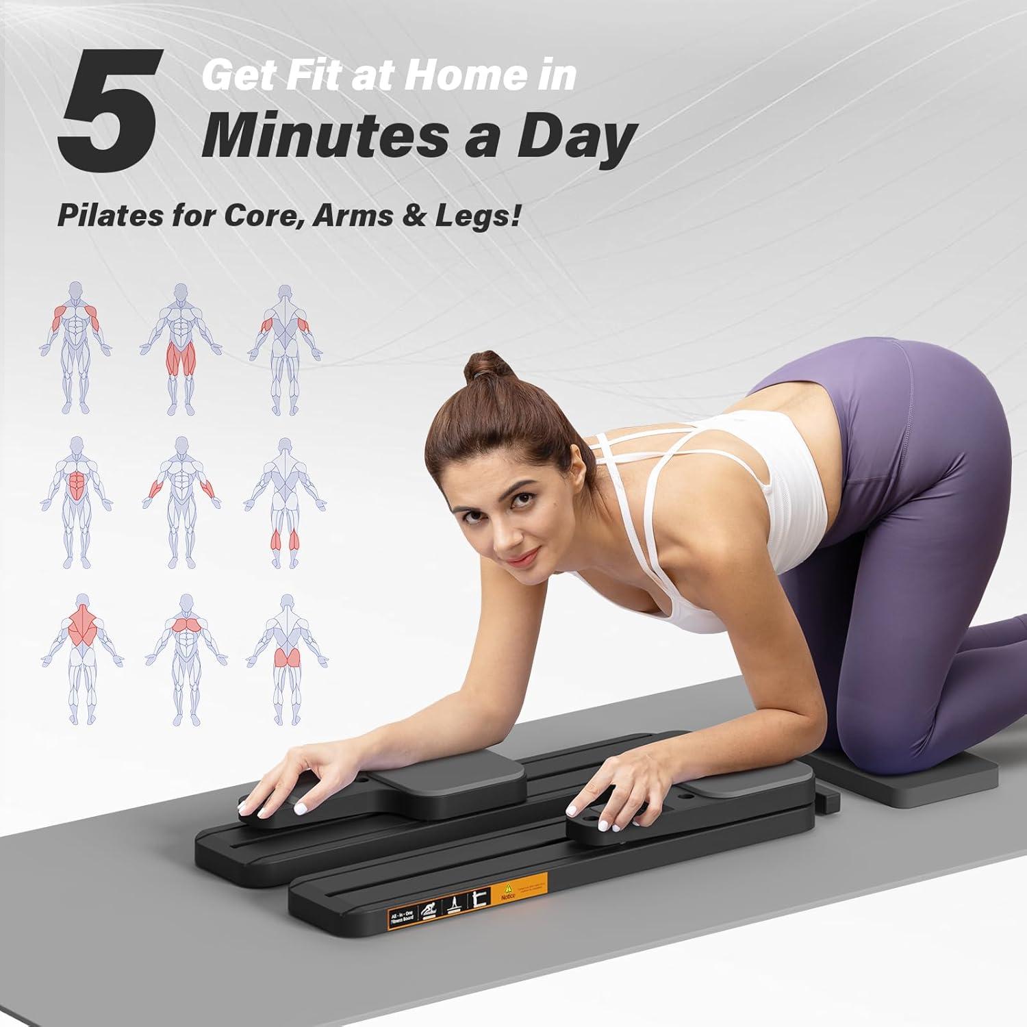 Máquina de Reformer de Pilates RIRMJOR 002 7 en 1 Ajustable