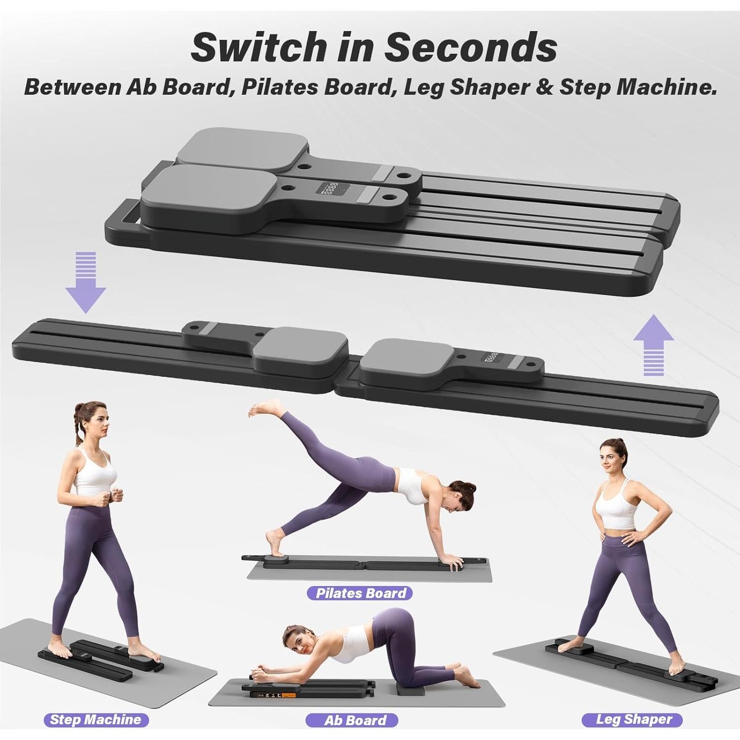 Máquina de Reformer de Pilates RIRMJOR 002 7 en 1 Ajustable