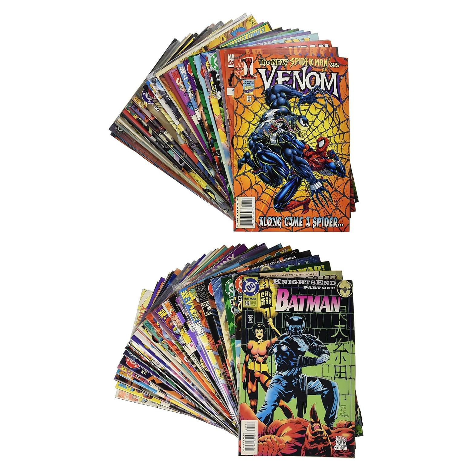 Lote de 50 Cómics Marvel en Buen Estado - Tapa Blanda