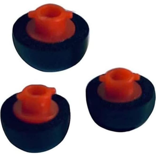 in-Ear Tip Adapter Mount Memory Foam Ear Tips Compatible with Plantronics Voyager 5200 / Voyager Legend /Pro , Reducing Noise Earbuds Foam Ear Tips, 3 Piece S/M/L, Foam Black