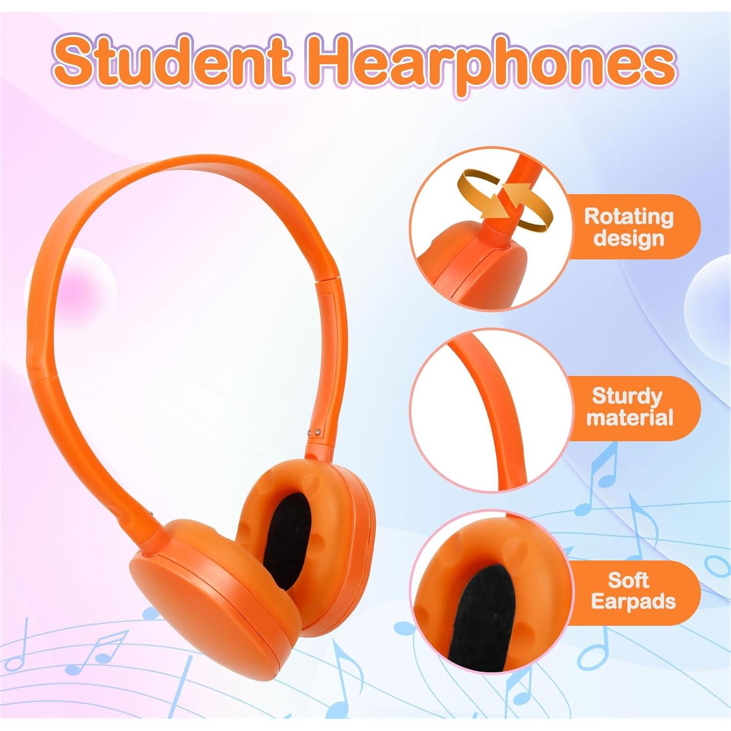 Paquete de 10 Auriculares con Cable ZNXZXP para Niños 3.5mm