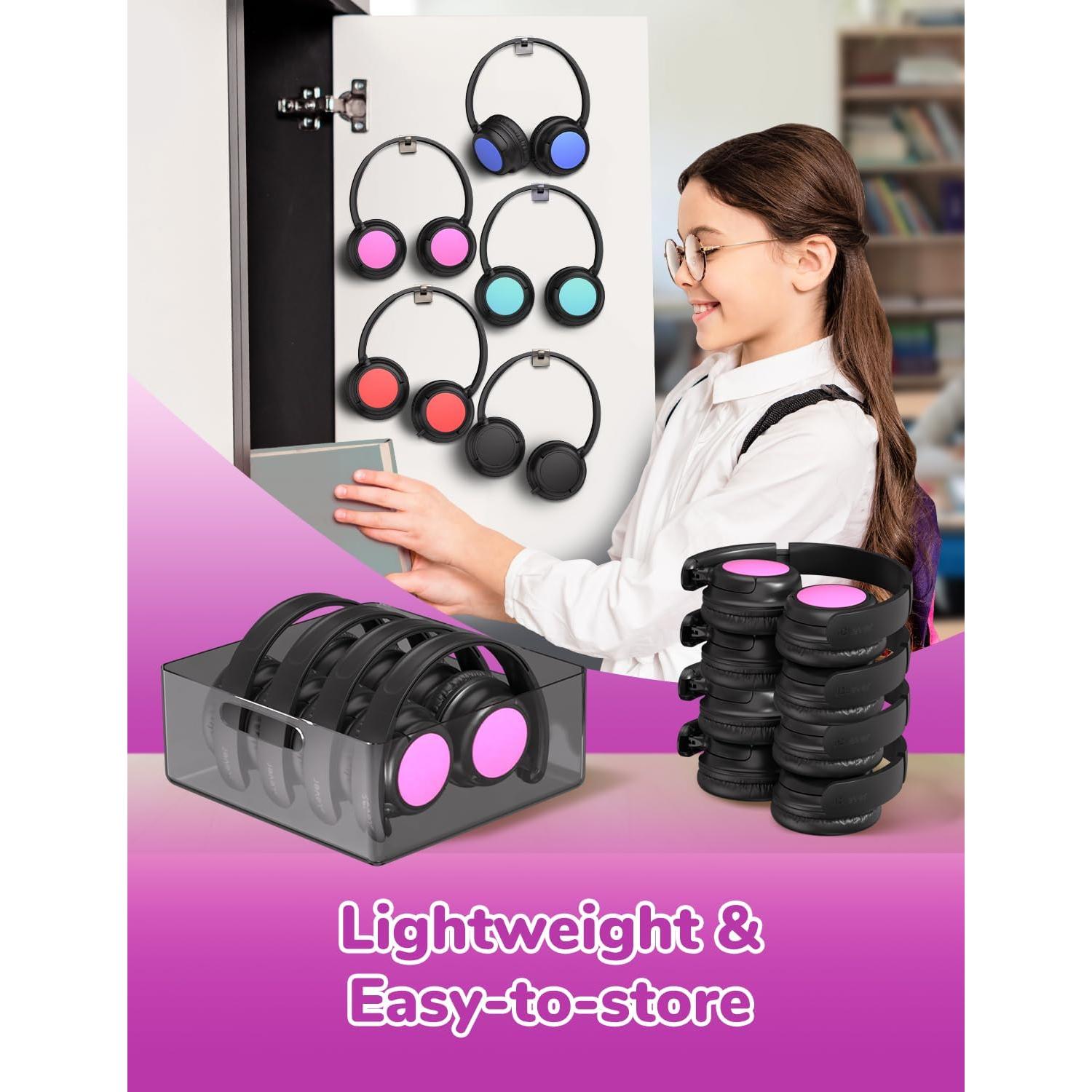 Auriculares con cable iClever HS28 para niños - Paquete de 5