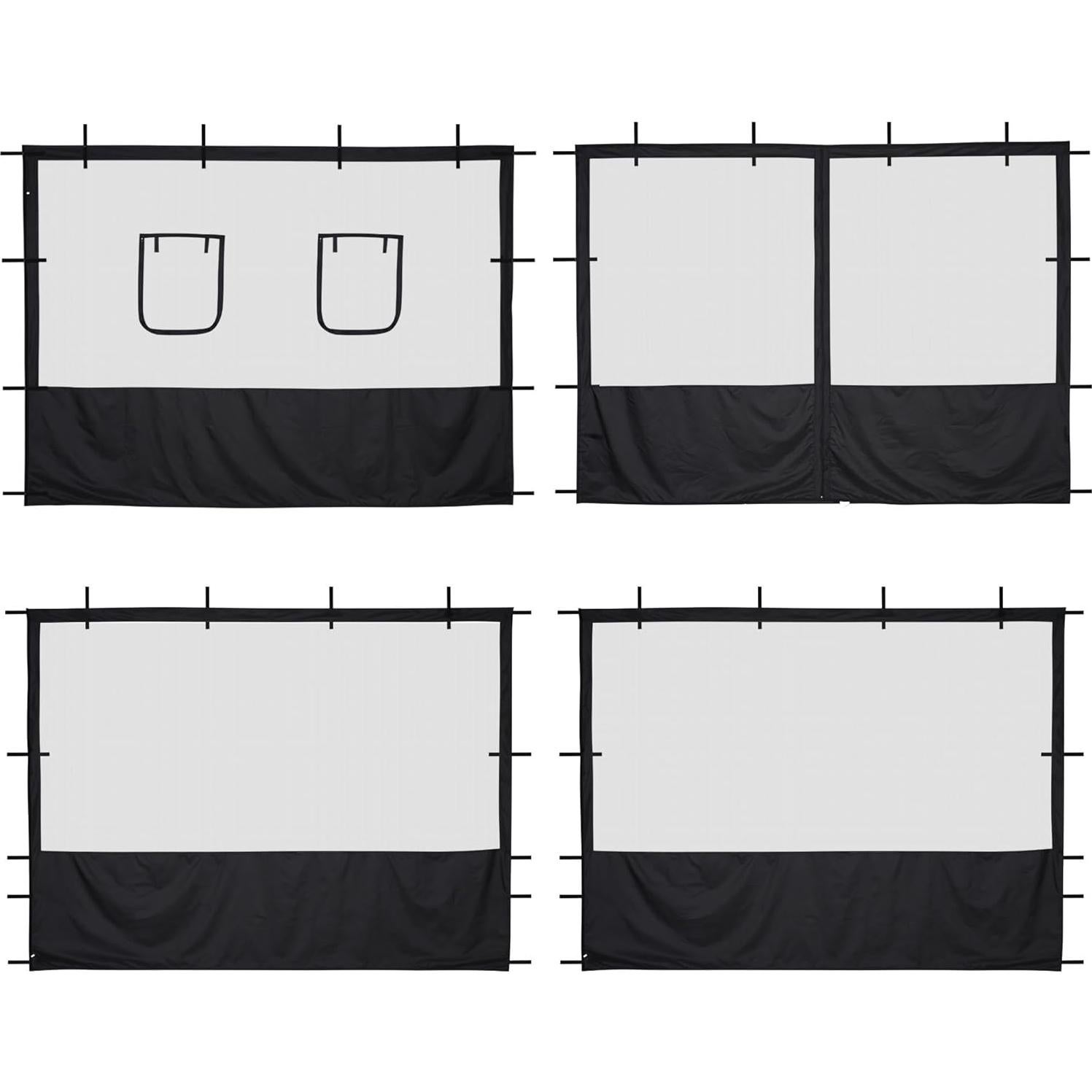 Carpa Plegable Yescom 3.05x3.05m con Paredes de Malla