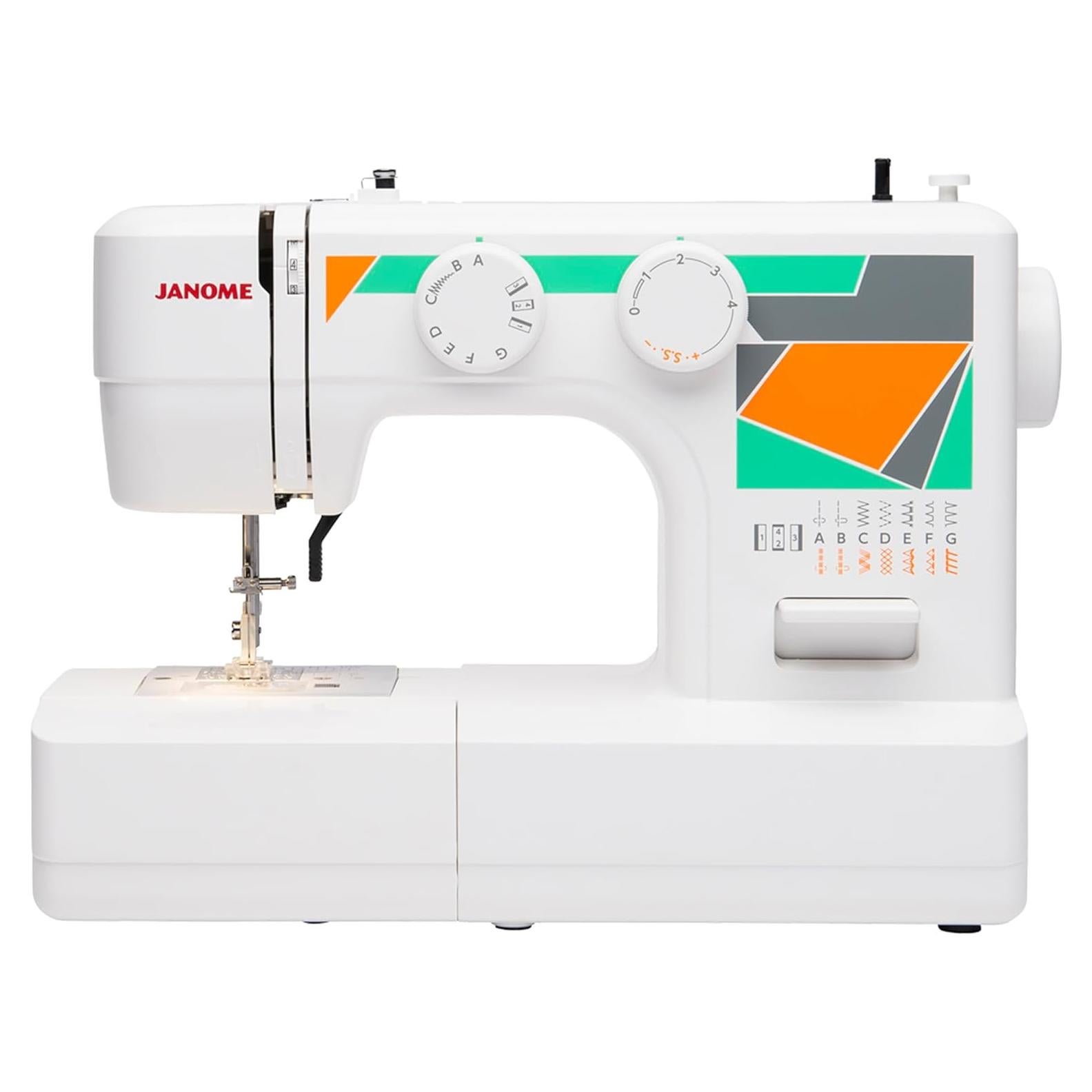 Máquina de Coser Janome MOD-15 con 15 Puntadas y Ojal