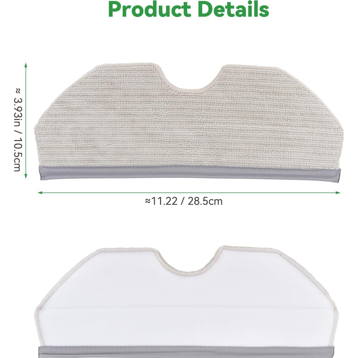 Paños de Mopa Reutilizables Sgizoku para Aspiradora Narwal Freo X Plus - 6 Piezas