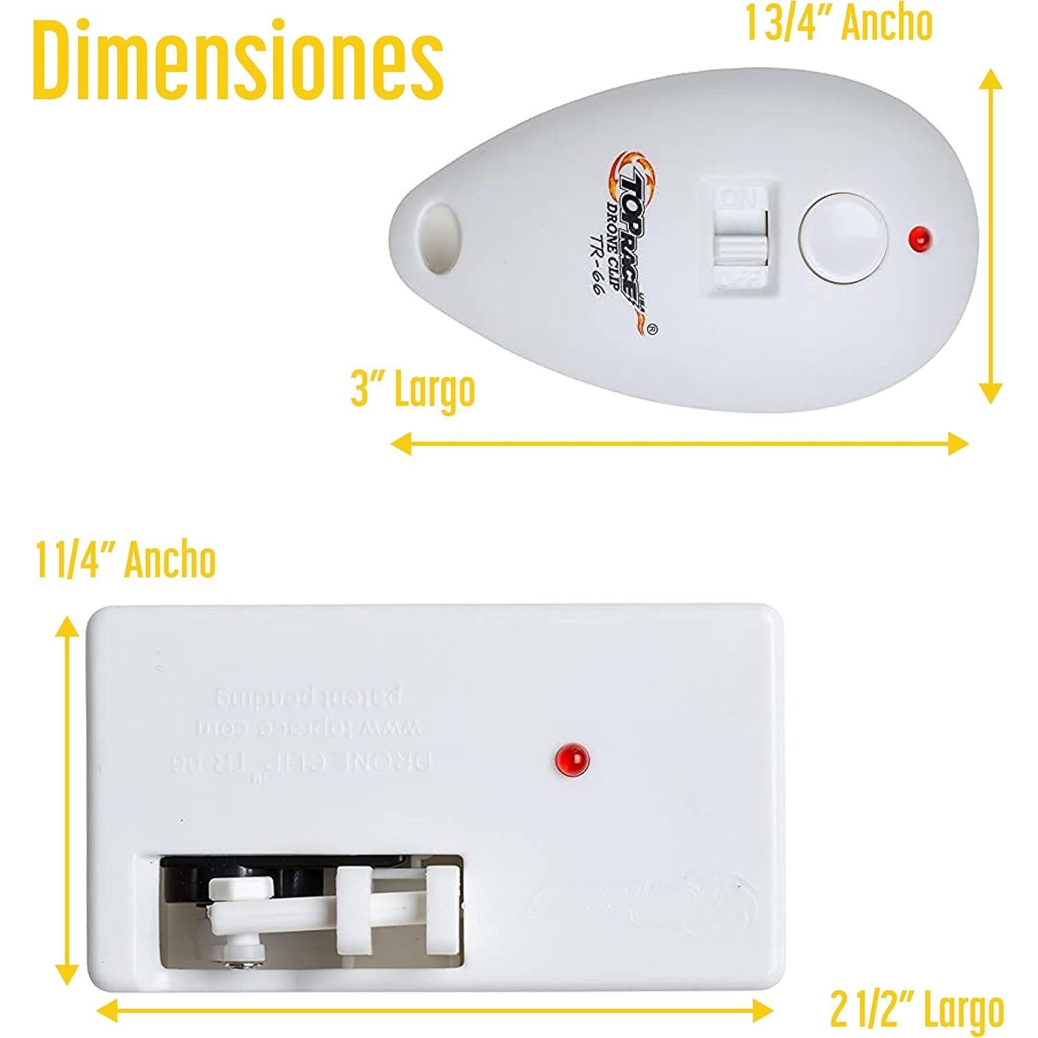 Clip de Drone Top Race Tr66 - Lanzador de Objetos 54.86 m